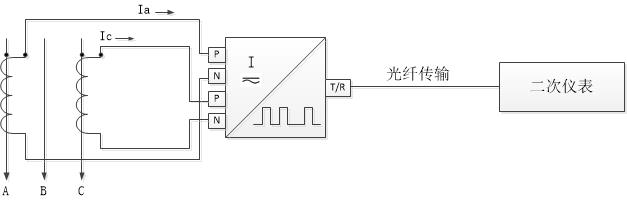 DT322数字变送器用于电流互感器远距离丈量原理图