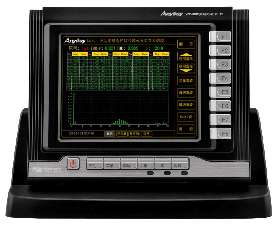 可剖析间谐波的WP4000变频功率剖析仪