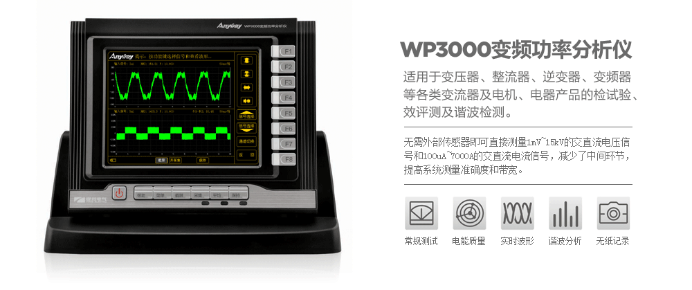 WP3000变频功率剖析仪