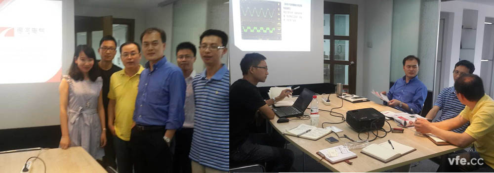 与金凯博电子有限公司公司事情职员手艺交流现场