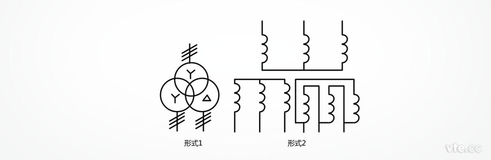 星形星形三角形毗连的三相变压器