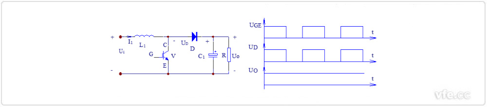 升压斩波电路(Boost Chopper)原理图及波形图