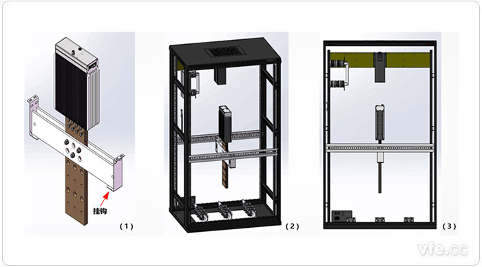 传感器组件在柜体内的牢靠