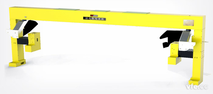 中低速磁浮F轨动态检测系统的丈量系统