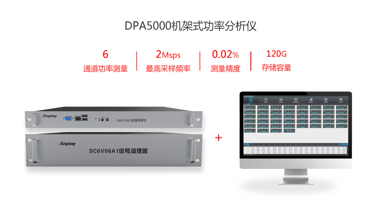 DPA5000机架式功率剖析仪——产品特色
