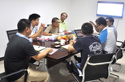 香港力高仪器总部暨华中区认真人一行会见维多利亚老品牌vic电气